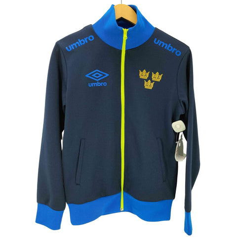 アンブロ UMBRO デサント製 ロゴプリント トラックジャケット トリプルクラウン スウェーデン メンズ JPN:M