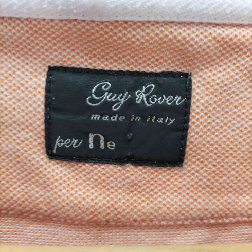 ギローバー GUY ROVER イタリア製 スキッパーポロシャツ メンズ
