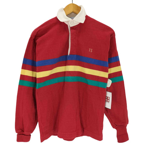 ランズエンド LANDS END 90S MADE IN USA ボーダーラガーシャツ メンズ import:XS