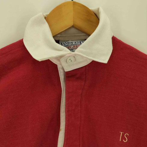 ランズエンド LANDS END 90S MADE IN USA ボーダーラガーシャツ メンズ import:XS