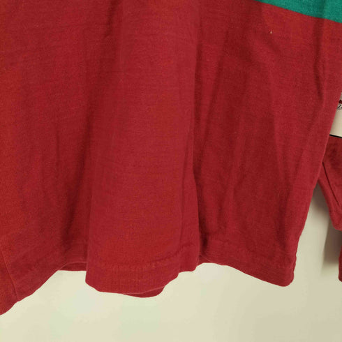 ランズエンド LANDS END 90S MADE IN USA ボーダーラガーシャツ メンズ import:XS