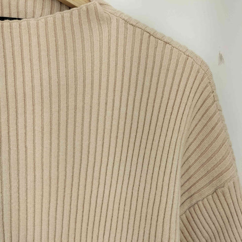 フレンチパヴェ FRENCH PAVE 袖ポワンとオフネックのニットトップス レディース