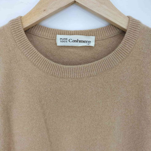 カシミヤ CASHMERE カシミヤ100% クルーネックニット レディース JPN:M