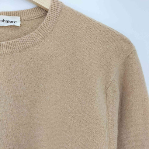 カシミヤ CASHMERE カシミヤ100% クルーネックニット レディース JPN:M