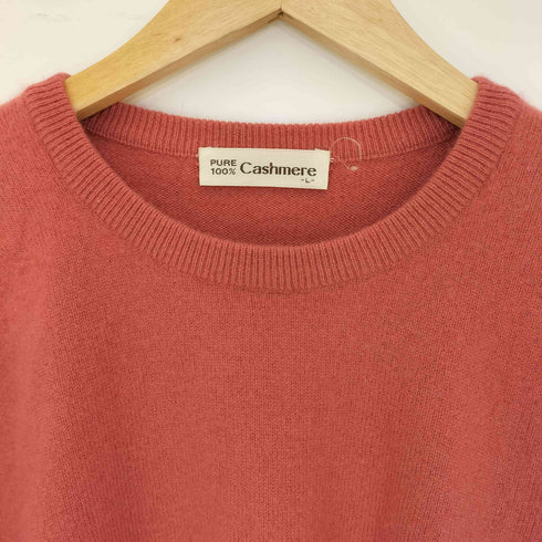 カシミヤ CASHMERE カシミヤ100% クルーネックニット レディース JPN:L