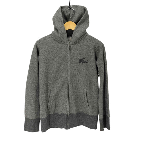 ラコステ LACOSTE SWAROVSKI ELEMENTS ジップアップパーカー 裏毛 レディース EUR:38