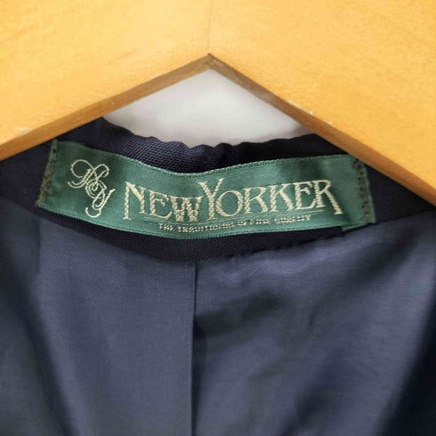 ニューヨーカー NEWYORKER 金ボタン ウール 紺ブレ ブレザー テーラードジャケット レディース 7AR