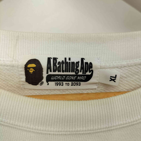アベイシングエイプ A BATHING APE Head Moon Crewneck ヘッドムーン クルーネック スウェット メンズ JPN:XL