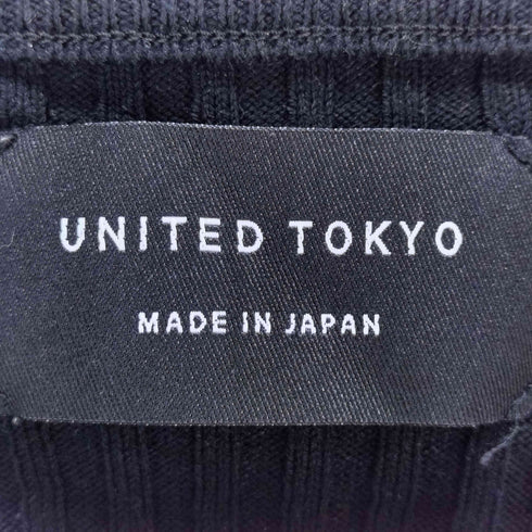 ユナイテッドトウキョウ UNITED TOKYO バックオープンニットワンピース レディース FREE