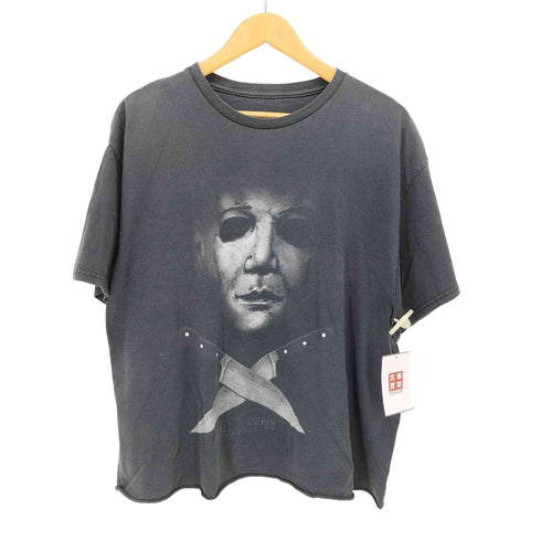 MOVIE TEE ホラー 映画 グラフィック プリント クロップド リメイク Tシャツ メンズ import:XL