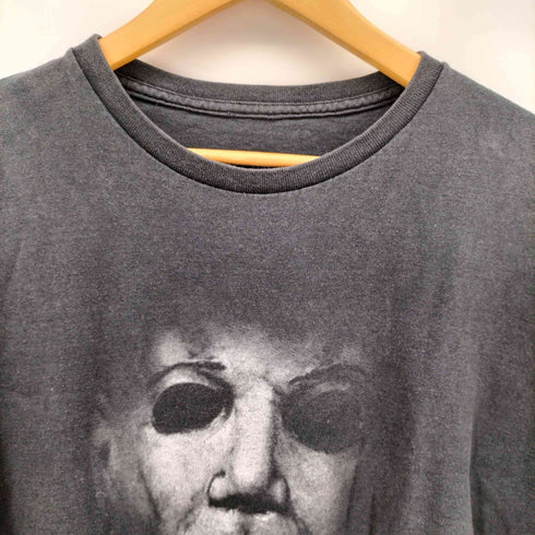 MOVIE TEE ホラー 映画 グラフィック プリント クロップド リメイク Tシャツ メンズ import:XL