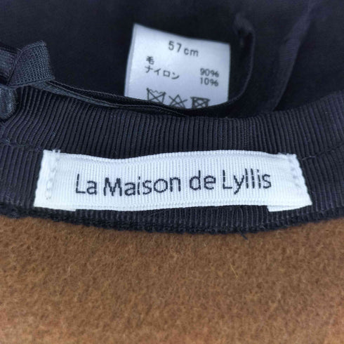ラメゾンドリリス La Maison de Lyllis ウール混 ハット レディース 57cm