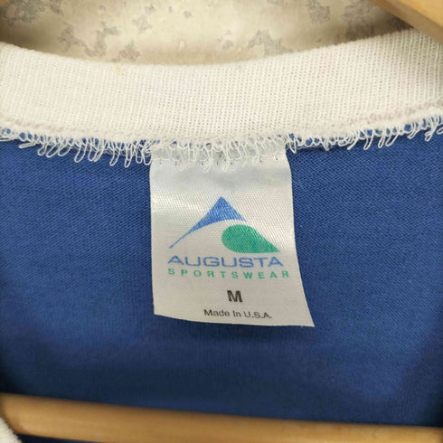 オーガスタスポーツウェア AUGUSTA SPORTSWEAR 90S USA製 シングルステッチ 3ライン Vネック S/S カットソー メンズ import:M