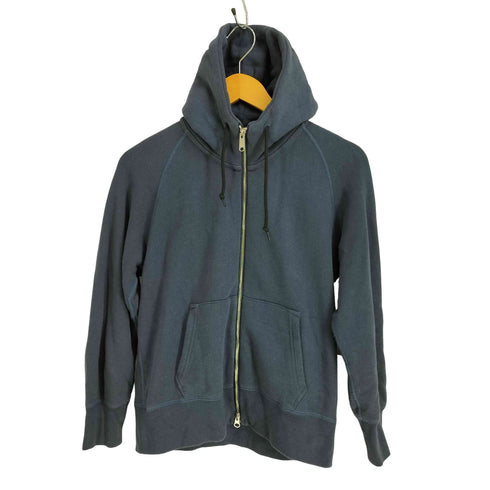 エムエイチエル MHL. LIGHT LOOPBACK COTTON ジップアップ パーカー レディース JPN:2