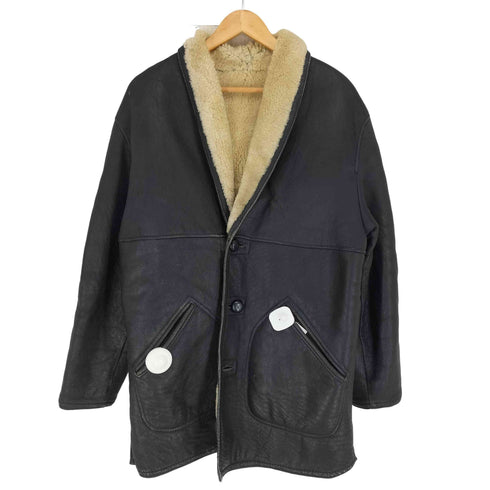 バーバリーズ BURBERRYS 80-90S MADE IN SPAIN ムートンジャケット メンズ EUR:48