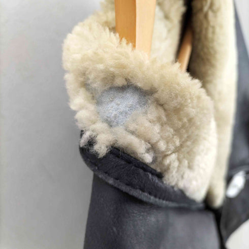 バーバリーズ BURBERRYS 80-90S MADE IN SPAIN ムートンジャケット メンズ EUR:48