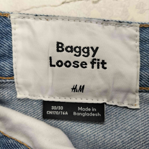 エイチアンドエム H&M H&M BAGGY LOOSE FIT デニムパンツ メンズ 30/30