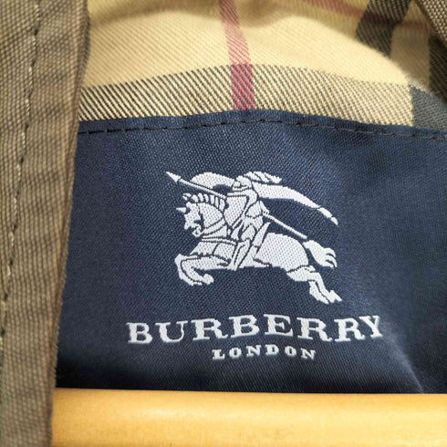 バーバリーロンドン BURBERRY LONDON 裏ノバチェック スタンドカラーハーフコート メンズ 56