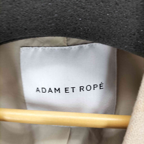 アダムエロペ Adam et Rope ノーカラーウールコート レディース 36