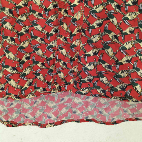 THAI SILK 総柄シルクシャツ メンズ