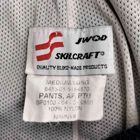 ユーエスエアーフォース U.S. AIR FORCE 90S SKILCRAFT IPTU トレーニングパンツ メンズ MEDIUM/LONG