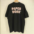 PAPER WORK 両面プリント Tシャツ メンズ import:XL