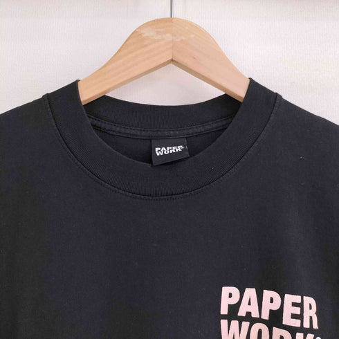 PAPER WORK 両面プリント Tシャツ メンズ import:XL