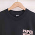 PAPER WORK 両面プリント Tシャツ メンズ import:XL