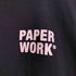 PAPER WORK 両面プリント Tシャツ メンズ import:XL