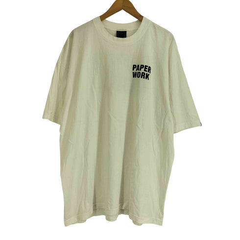 PAPER WORK 両面プリント Tシャツ メンズ import:XL