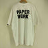 PAPER WORK 両面プリント Tシャツ メンズ import:XL