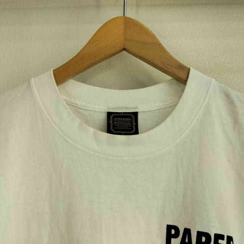 PAPER WORK 両面プリント Tシャツ メンズ import:XL