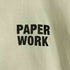 PAPER WORK 両面プリント Tシャツ メンズ import:XL