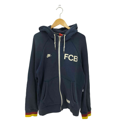 ナイキ NIKE FCB プリント ラグラン ジップアップパーカー メンズ import:L