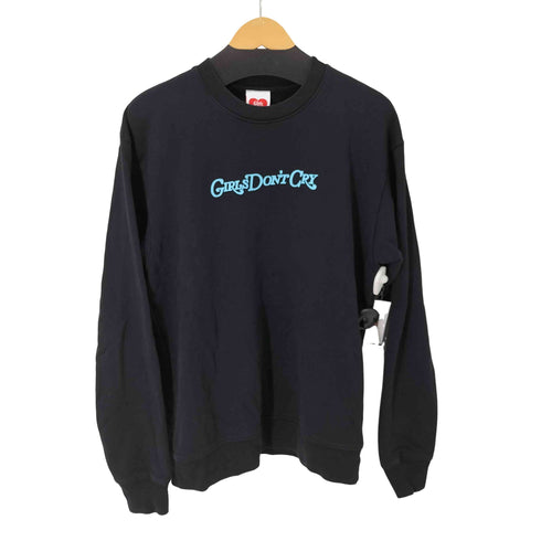 ガールズドントクライ Girls Don’t Cry BEATS ANGEL エンジェルロゴクルーネックスウェット メンズ JPN:S