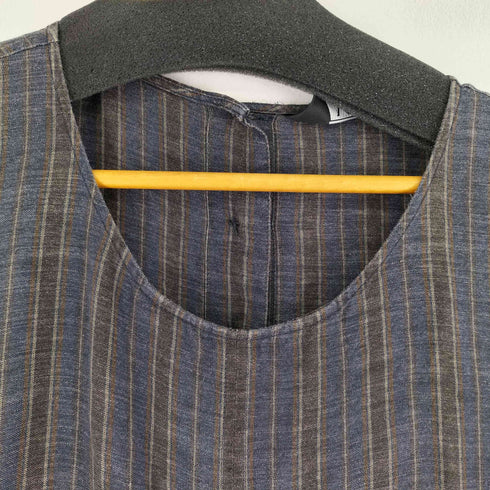 ウィークエンドマックスマーラ Weekend Max Mara ストライプ S/S バックボタンワンピース レディース