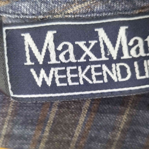 ウィークエンドマックスマーラ Weekend Max Mara ストライプ S/S バックボタンワンピース レディース
