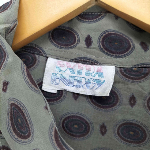 EXTRA ENERGY 総柄シャツ メンズ L
