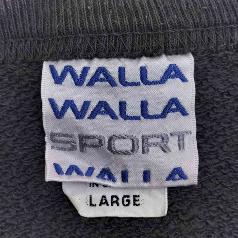 ワラワラスポーツ WALLA WALLA SPORT USA製 ラグランスリーブ Vガゼット スウェット メンズ JPN:L