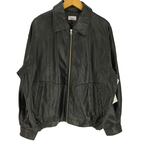 ジュンレッド JUNRed シンセティック レザー ブルゾン フェイクレザー ジャケット メンズ JPN:M