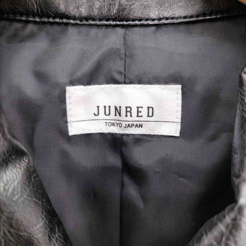 ジュンレッド JUNRed シンセティック レザー ブルゾン フェイクレザー ジャケット メンズ JPN:M