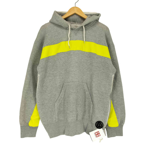 サカイ Sacai リフレクターデザイン サイドジッププルオーバーパーカー メンズ M