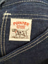 ポインター POINTER 90S USA製 ペインターデニムパンツ 濃紺 メンズ 34×32