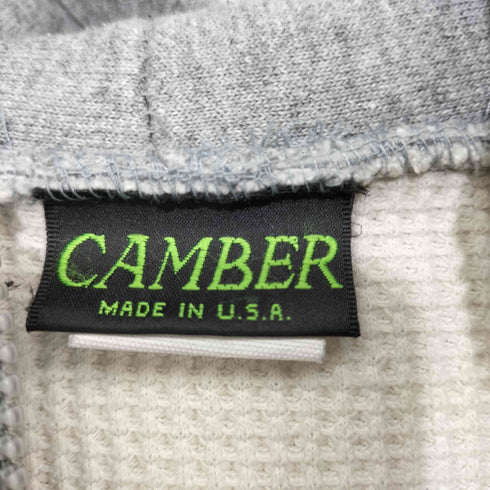 キャンバー CAMBER 90S USA製 裏地サーマル ジップアップ パーカー メンズ import:S