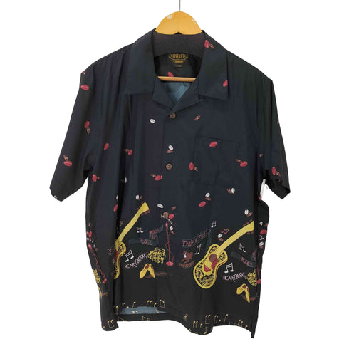 ユニバードセブンツー UNIVERD72 POLYESTER ALOHA SHIRT アロハシャツ ギター メンズ JPN:L