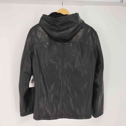 ファー付き ゴートレザージャケット 裏地ミンクファー メンズ xxl