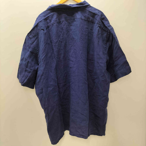 ポロバイラルフローレン Polo by RALPH LAUREN THE BIG SHIRT リネン100 半袖オープンカラーシャツ メンズ JPN:XXL