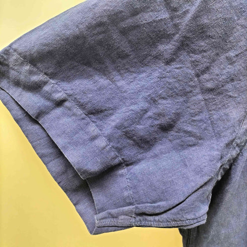ポロバイラルフローレン Polo by RALPH LAUREN THE BIG SHIRT リネン100 半袖オープンカラーシャツ メンズ JPN:XXL
