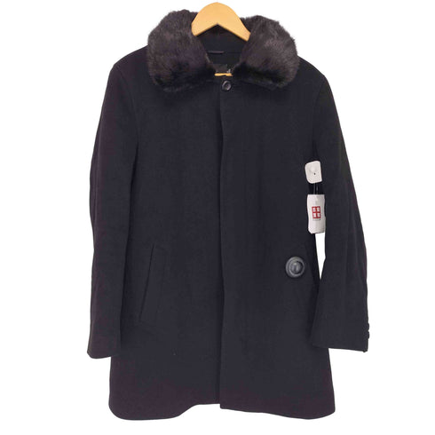MAIDEAR ファー付きウールコート 裏地ミンク メンズ import:XL