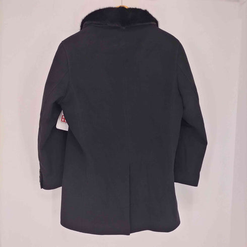 MAIDEAR ファー付きウールコート 裏地ミンク メンズ import:XL